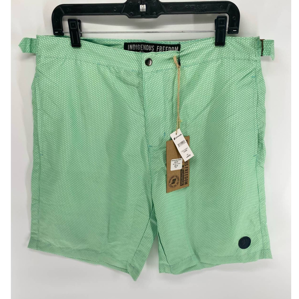 Indigenous Freedom For the People Surfmentality Men's Large swim trunks